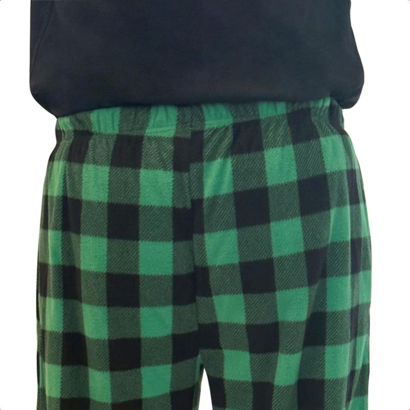 Microfleece Men’s Fleece Pajama Pants，Christmas gift