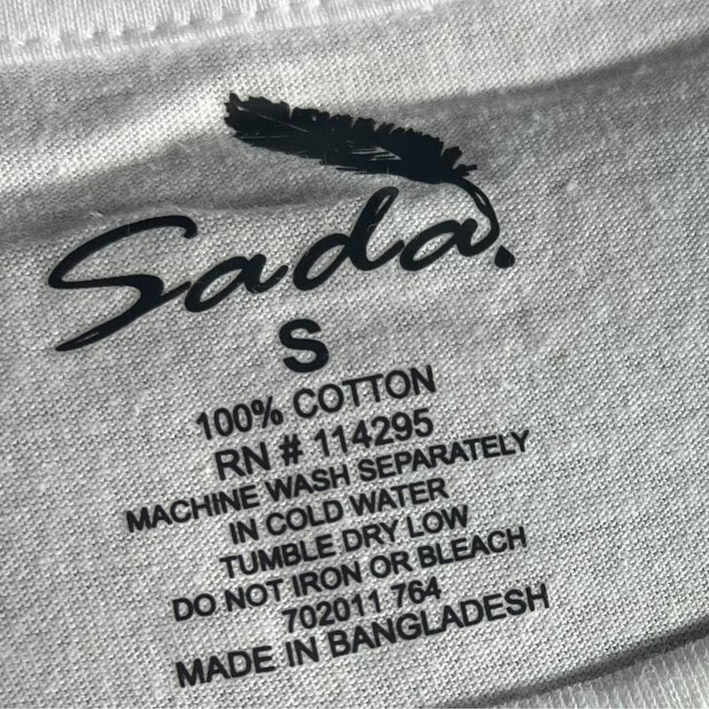 Sada Crew Neck T-Shirt (6pc) Shortsleeve 100% Cotton (SIZE DOWN FOR THE FITTED LOOK)