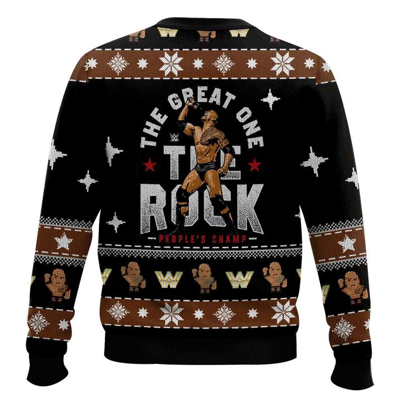 The RockWWE Christmas Ugly Sweater Retro Trendy Ugly Sweater, Sweater Lover Gift For Dad Gift For Mom Outfit For Family Holiday