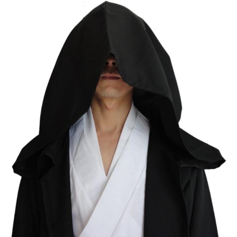 Men Hooded Robe Cloak Knight Fancy Cool Cosplay Costume Clothing Menswear ghostface  costume