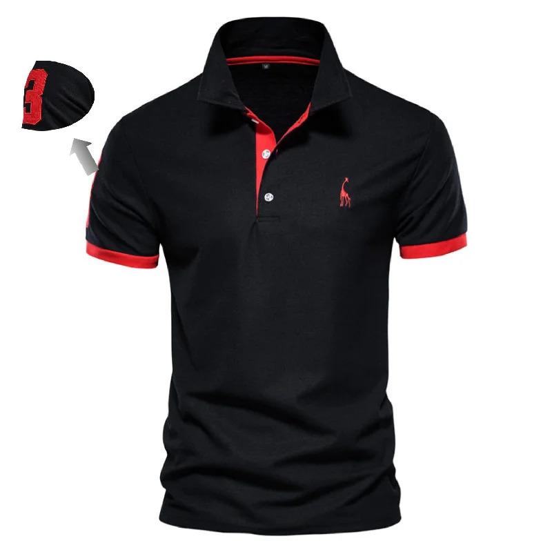 Embroidery 35% Cotton Polo Shirts for Men Casual Solid Color Slim Fit Mens Polos New Summer Fashion Brand Men Clothing