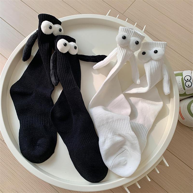 3 Pairs Magnetic Holding Hands Socks Funny Gifts For Couples, Anniversary, Best Friends, Engagements, Teens