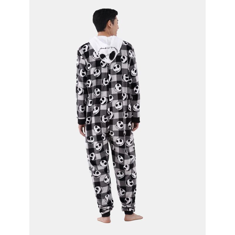 Nightmare Before Christmas Jack Skellington Pajamas Union Suit, Sizes S-XL, Christmas Jumpsuit