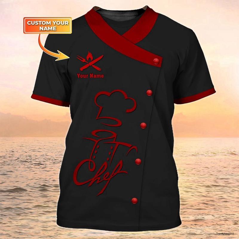 Master Chef Custom Shirt Chef Wear And Chef Clothing for Restaurants Chef Uniforms