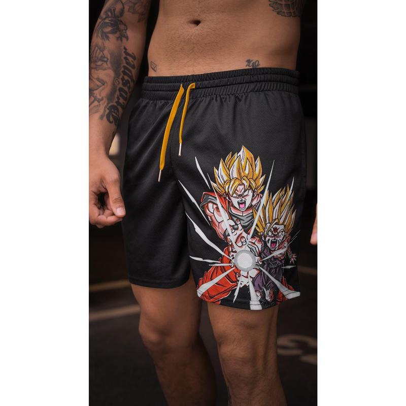 Father Son Shorts - Black