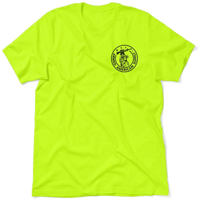 See Me Running - Hi Visibility Safety Yellow Work T-Shirt Jersey Menswear