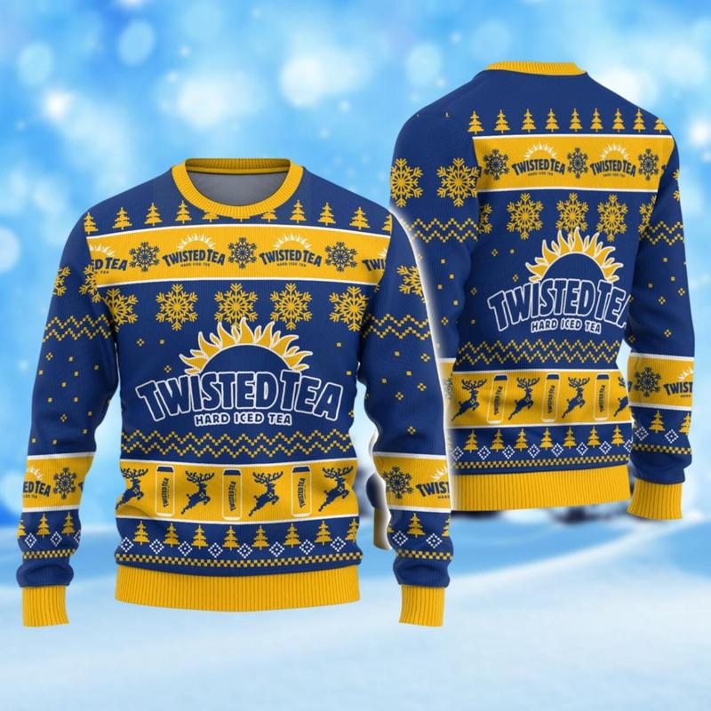 Twisted Tea Ugly Sweater, Funny Tea Holiday Sweater, I Love Tea Xmas Sweater, Twisted Tea Ugly Sweater Shirt, Christmas Gift J