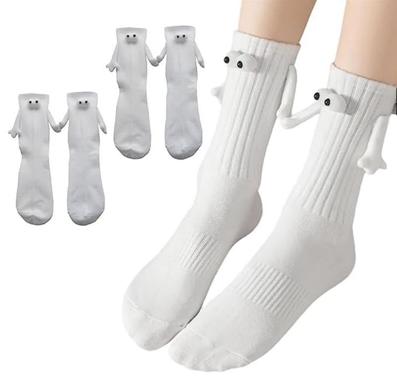 3 Pairs Magnetic Holding Hands Socks Funny Gifts For Couples, Anniversary, Best Friends, Engagements, Teens