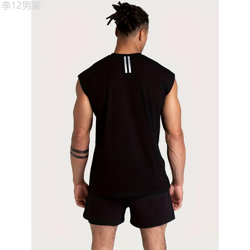 Men's Tank Top, Casual Comfy Vest For Summer, Men's Sleeveless Shirts Clothing Top Gym Training Workout Fabric Menswear