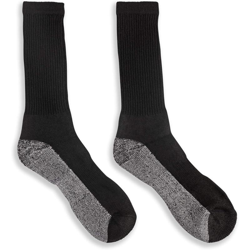 Men's Socks, Cotton Crew Socks for Men, Cushioned Boot Socks for Men, Work Socks for Men, 10 Pack Shoe Size 6-12.5