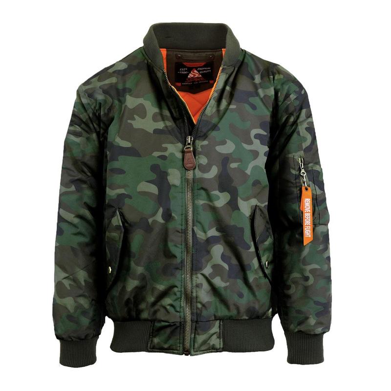 Men's Heavyweight MA-1 Flight Bomber Jacket (Sizes- S to 2XL)