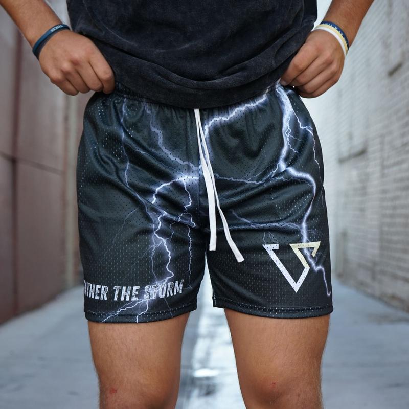 MESH SHORTS - WEATHER THE STORM Elastic Menswear