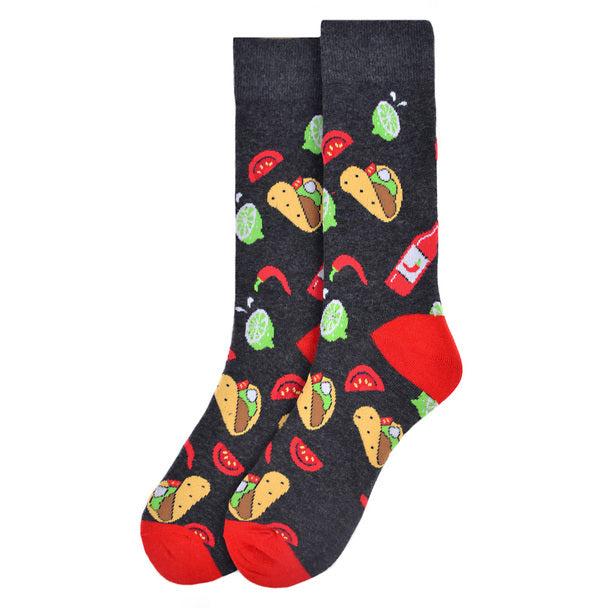 Men's Socks - Tacos Novelty Socks