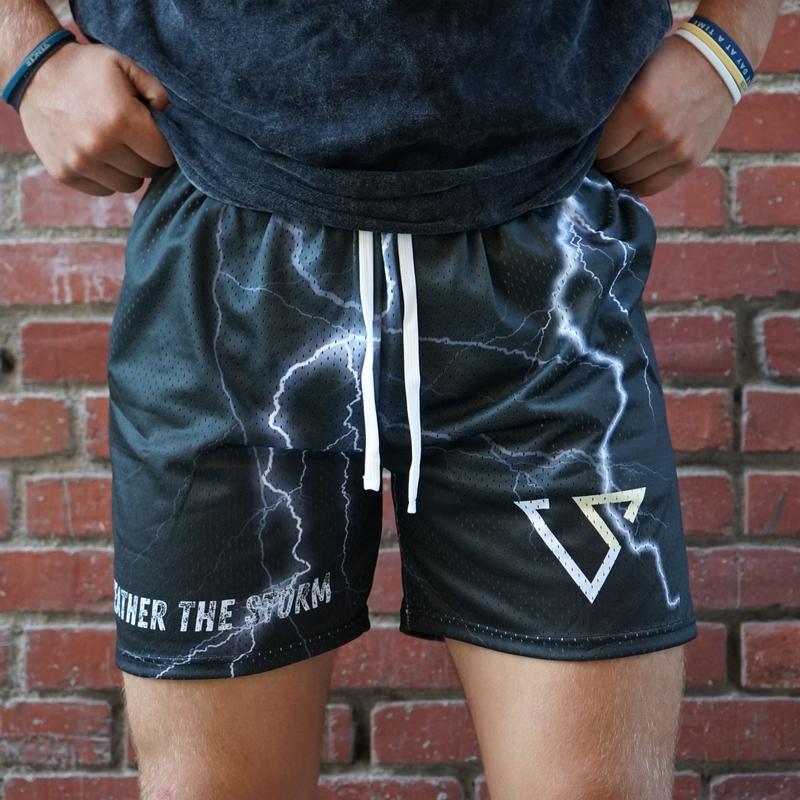 MESH SHORTS - WEATHER THE STORM Elastic Menswear