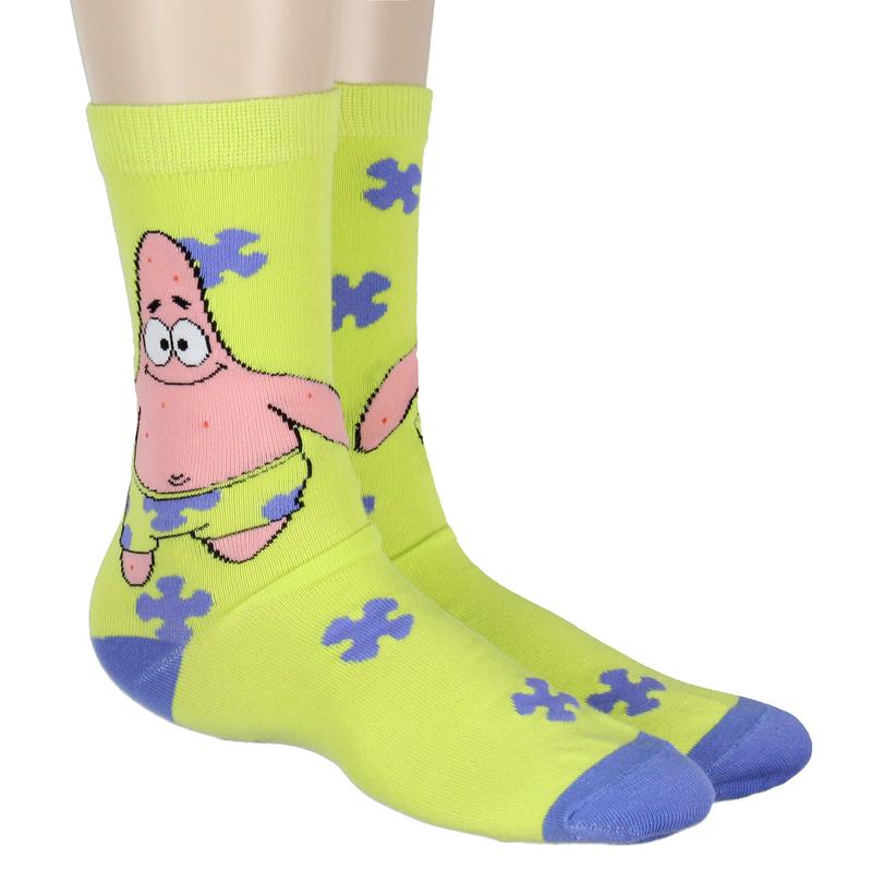 Nickelodeon Socks Spongebob SquarePants Socks Men's Socks Bikini Bottom Bunch 5-Pair Adult Crew Socks