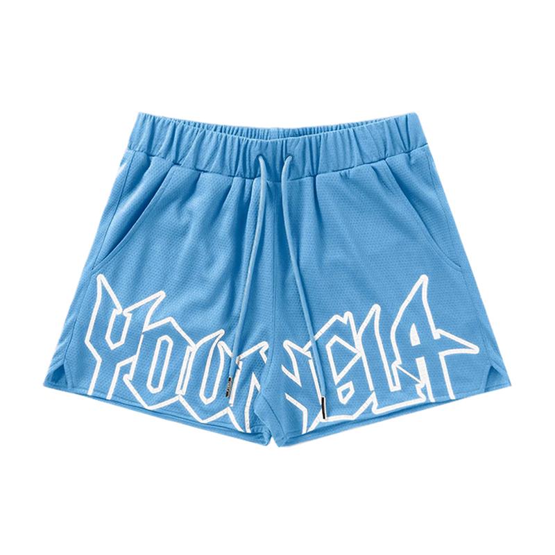 YOUNGLA shorts Summer New sports Fitness Breathable basketball training shorts Casual beach pants gym  shorts