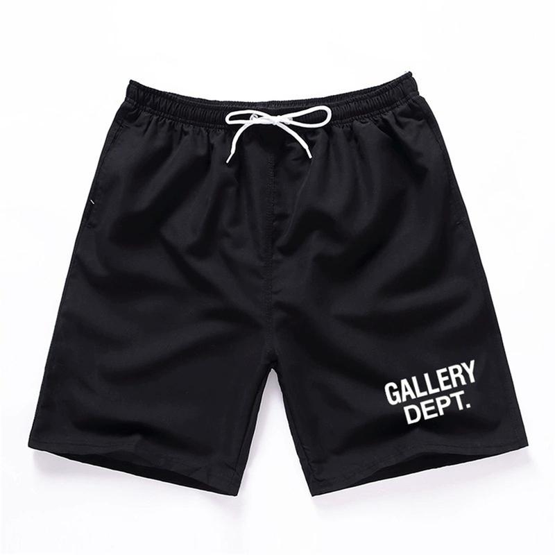 GALLERY DEPT Letter logo printed sports shorts ice silk quick-drying shorts drawstring drawstring loose beach pants casual shorts for men and women Menswear Elastic Outdoor Clothe Polyester Nightwear Tropical Suit Trouser Gamis