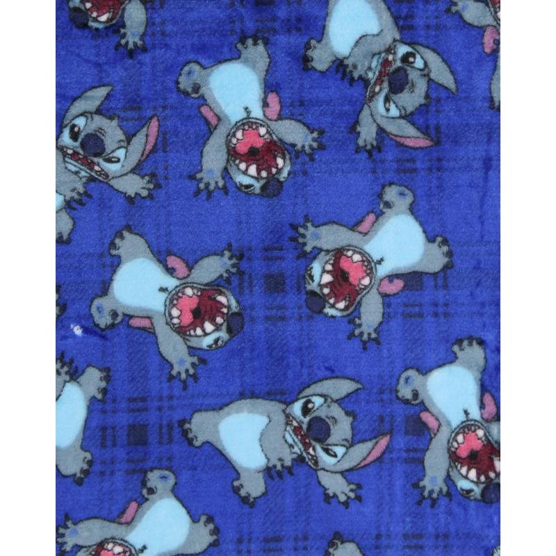 Disney Pajamas Stitch Scaring Poses Pajama Pants for Men – Cozy Plush Fleece All-Over Print Lounge Pants