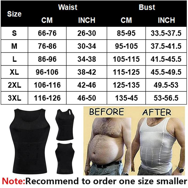 Men Body Shapers Tight Sleeveless Shirt Fitness Waist Trainer Elastic Beauty Abdomen Shapewear Tank Tops Gym Vest