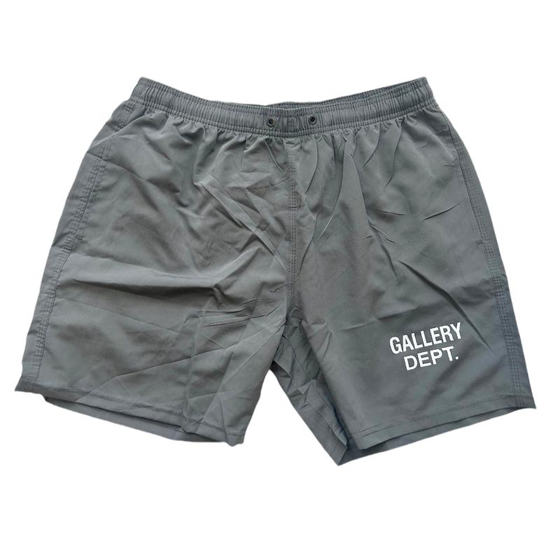 GALLERY DEPT Letter logo printed sports shorts ice silk quick-drying shorts drawstring drawstring loose beach pants casual shorts for men and women Menswear Elastic Outdoor Clothe Polyester Nightwear Tropical Suit Trouser Gamis