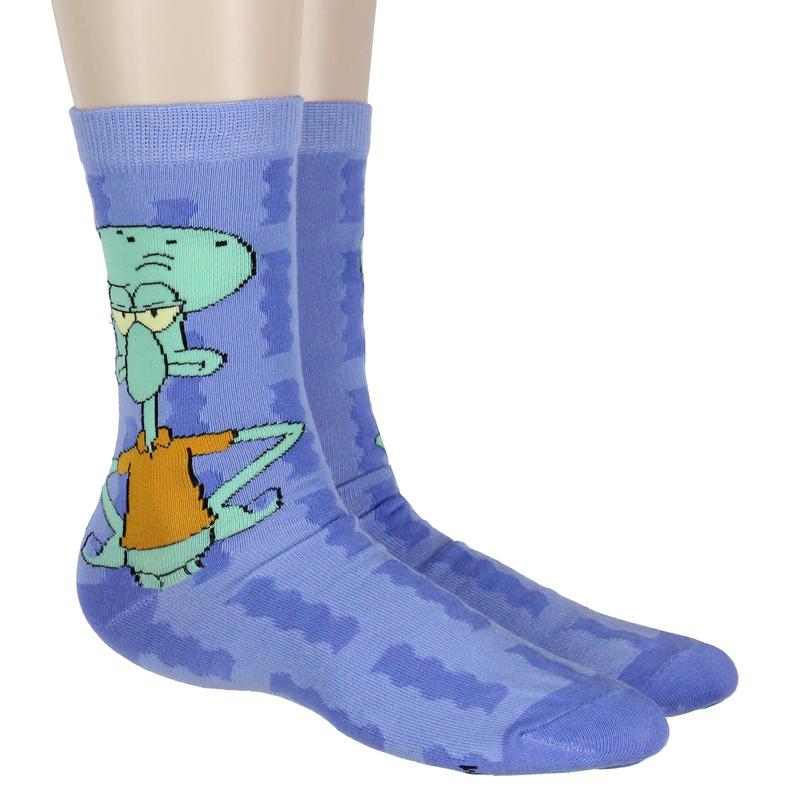 Nickelodeon Socks Spongebob SquarePants Socks Men's Socks Bikini Bottom Bunch 5-Pair Adult Crew Socks