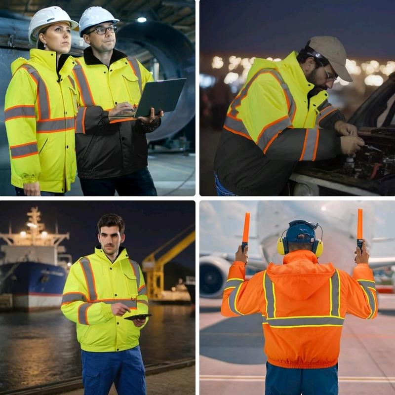 Winter safety waterproof work Jackets