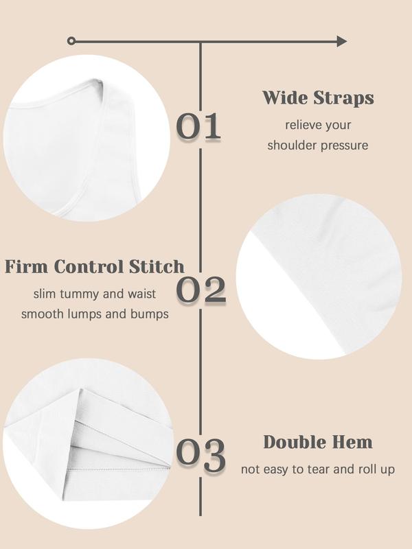 Men's Solid Round Neck Compression Shapewear Tank Top, High Stretch Tummy Control Shaper, Seamless Shapewear Top for Men