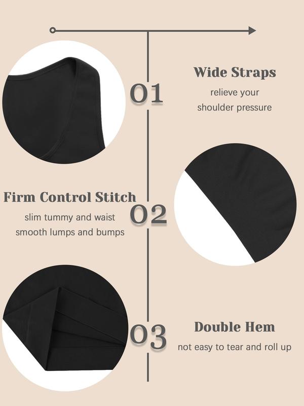 Men's Solid Round Neck Compression Shapewear Tank Top, High Stretch Tummy Control Shaper, Seamless Shapewear Top for Men