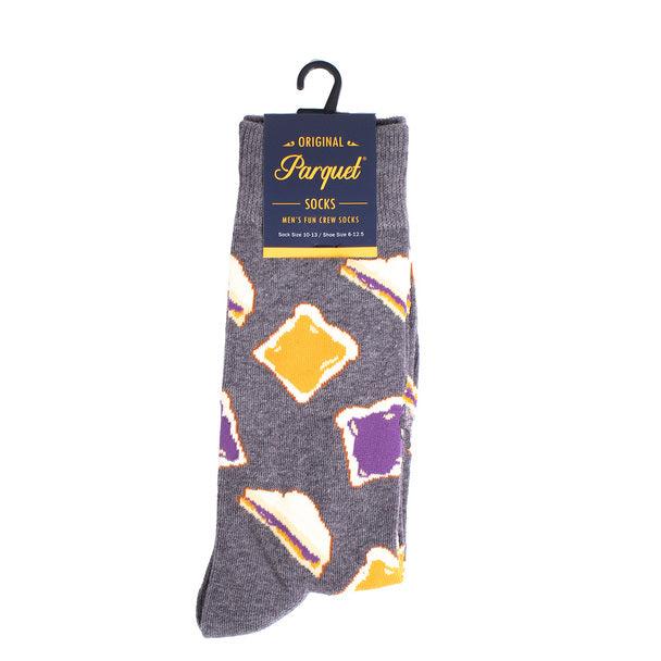 Men's Socks - Jam and Bread Novelty Socks