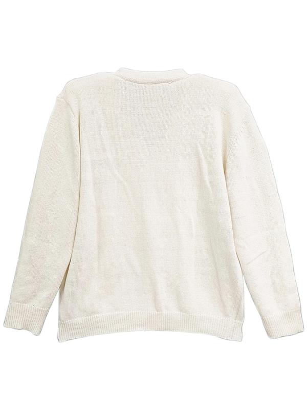 Men's Solid Button Front V Neck Cardigan, Slim Casual Long Sleeve Knitwear for Spring & Fall, Fashion Men's Knit Clothing for Daily Wear