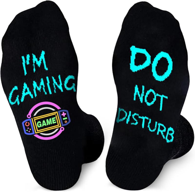 Gamer Gifts Funny Socks for Men,Do Not Disturb I'm Gaming Socks,Christmas gifts for Teen Boys,Husband,Boyfriend