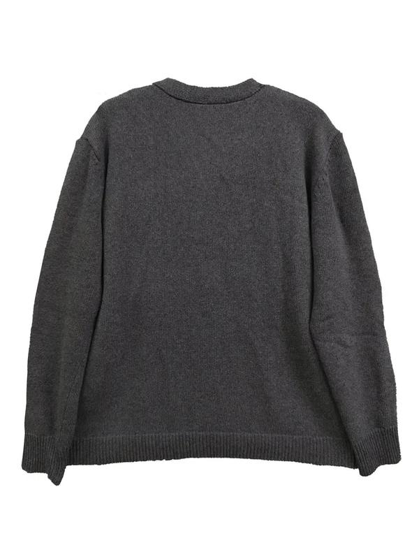 Men's Solid Button Front V Neck Cardigan, Slim Casual Long Sleeve Knitwear for Spring & Fall, Fashion Men's Knit Clothing for Daily Wear