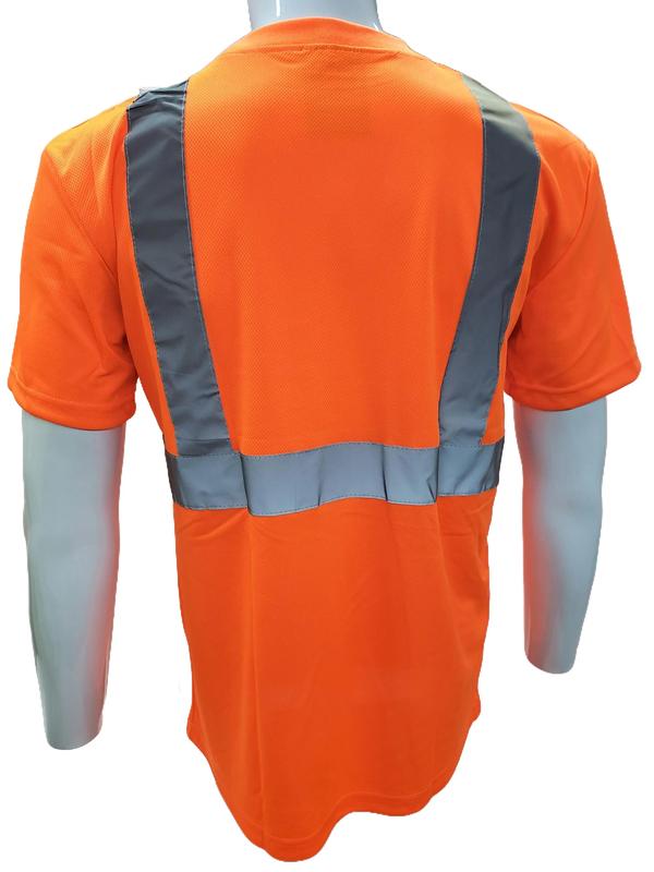 FX Class 3 High Visibilty Orange Short sleeve safety shirt