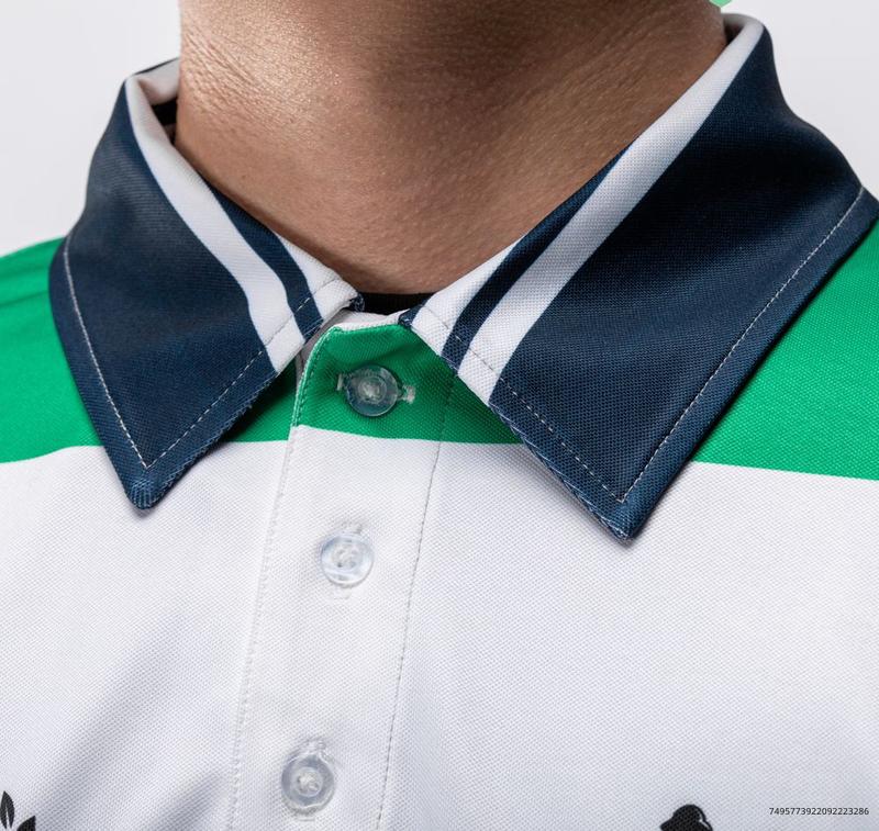 Masters Tournament Golf Taylor 3D Print Polo Shirt Logo Text White Green - Made For Men Golfer Fabric Menswear