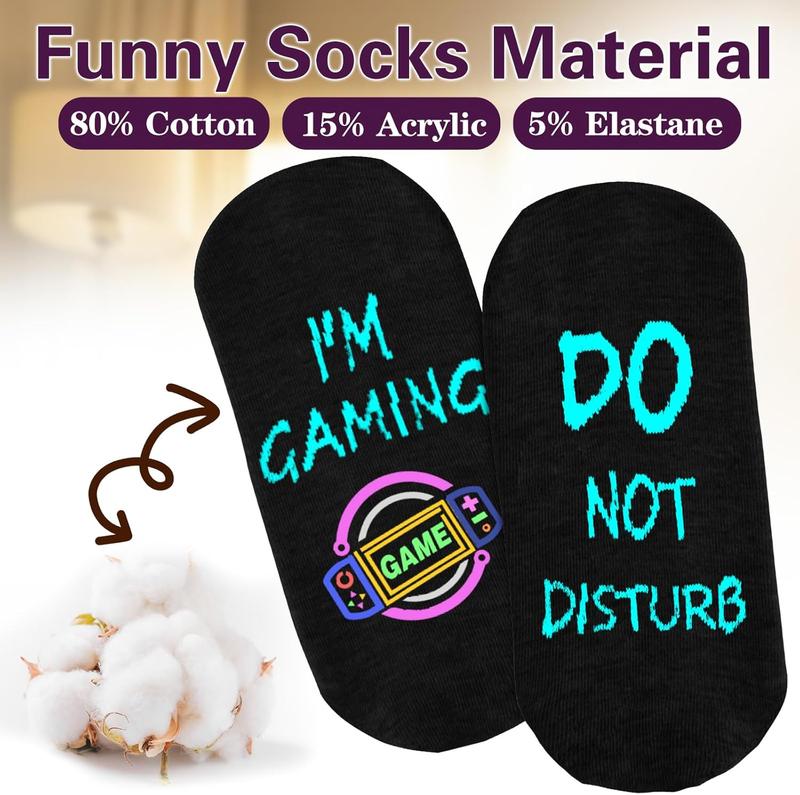 Gamer Gifts Funny Socks for Men,Do Not Disturb I'm Gaming Socks,Christmas gifts for Teen Boys,Husband,Boyfriend