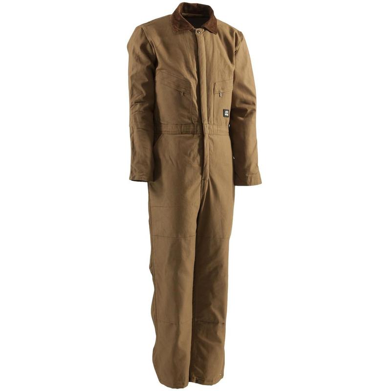 Berne Men's Duck Deluxe Insulated Coveralls Tall - I417bdt