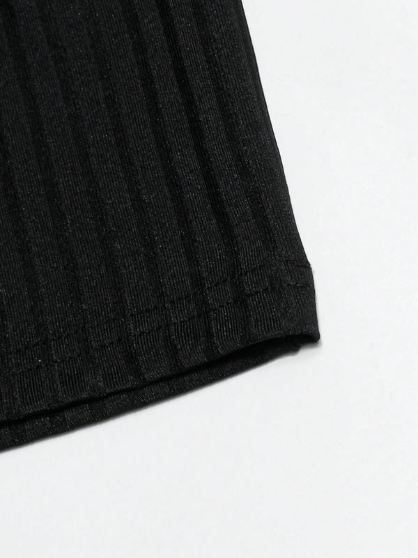 Men's Plain Short Sleeve Polo Shirt, Casual Half Placket Collared Top for Summer, Menswear for Daily Wear