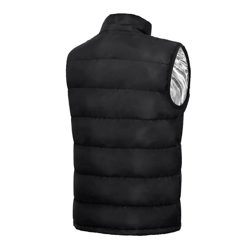 9 Heated Vest Zones Electric Heated Jackets Men Women Sportswear Heated Coat Graphene Heat Coat USB Heating Jacket For Camping Menswear Tops Bestie Beige Casual Plain Sleeveless Tropical Menswear Tops