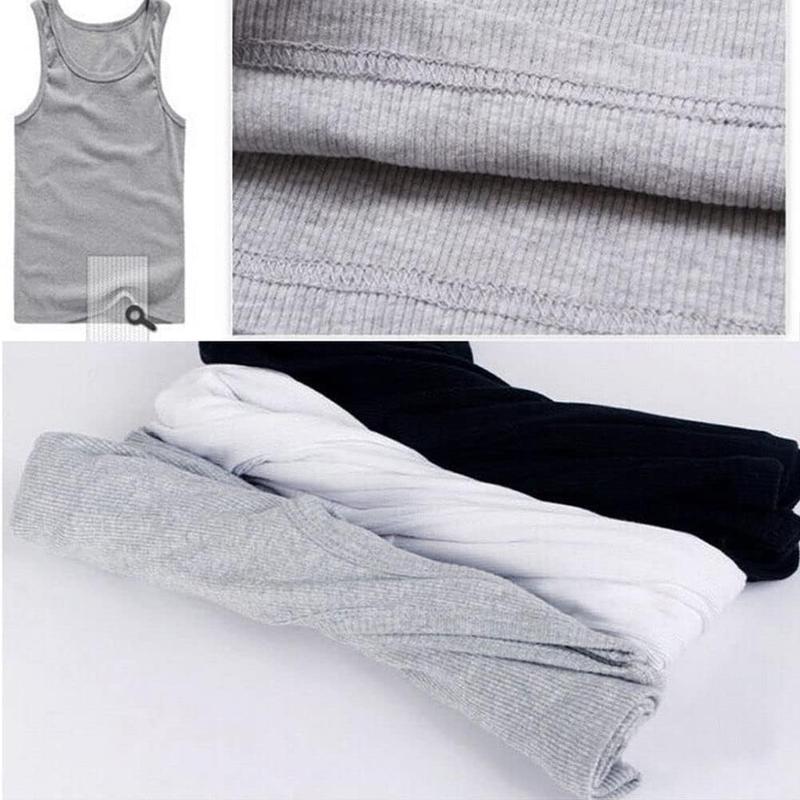 6 Packs 100% Cotton Athletic Men's Basic Tank Top