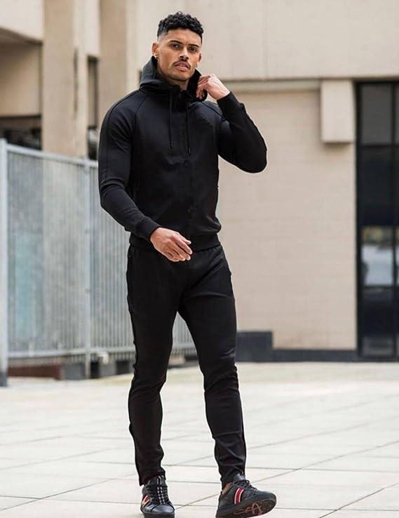 COOFANDY Men's Tracksuit 2 Piece Hoodie Sweatsuit Sets Casual Jogging Athletic Suits  Menswear Soft