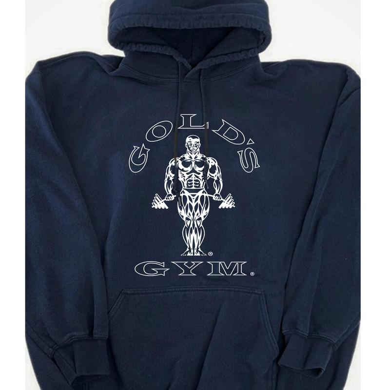 Vintage Golds Gym 1990s Retro Hoodie