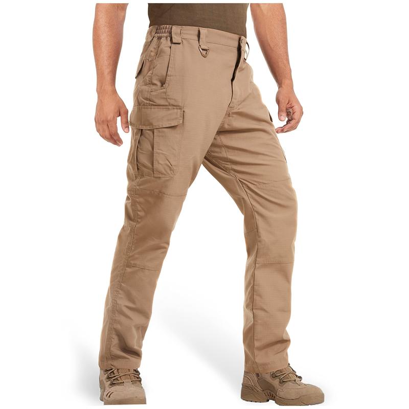 MAGCOMSEN Men's Tactical Pants 9 Pockets Ripstop, Water Repellent, Cargo Pants for Work, Hiking, Hunting