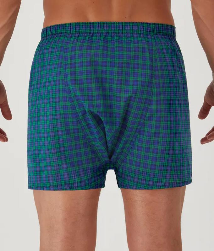 Hanes Men's Ultimate Tartan Boxer, Blue Red Green 5-Pack