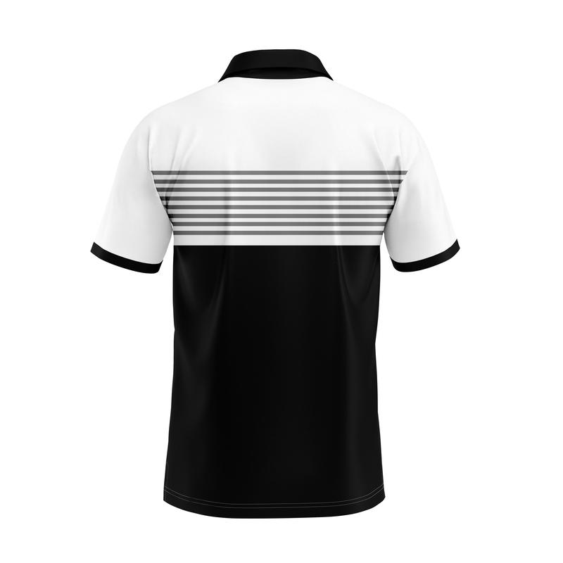 Men's shirtMen's Casual Striped Short Sleeve Lapel Shirt, Chic Sports Top For Summer Outdoor Activities