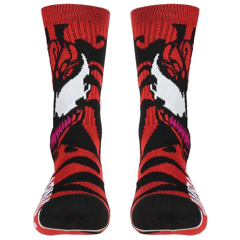 Marvel Carnage Supervillian Adult Crew Socks 1 Pair