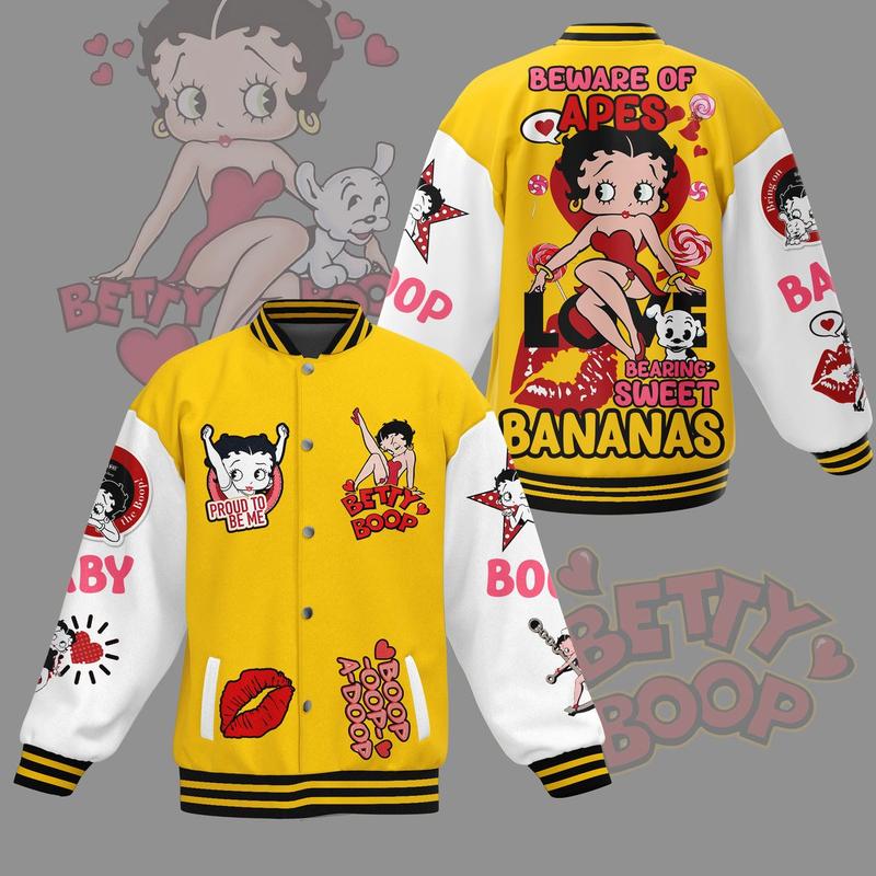 Betty Booop Baseball Jacket, Betty Boo 