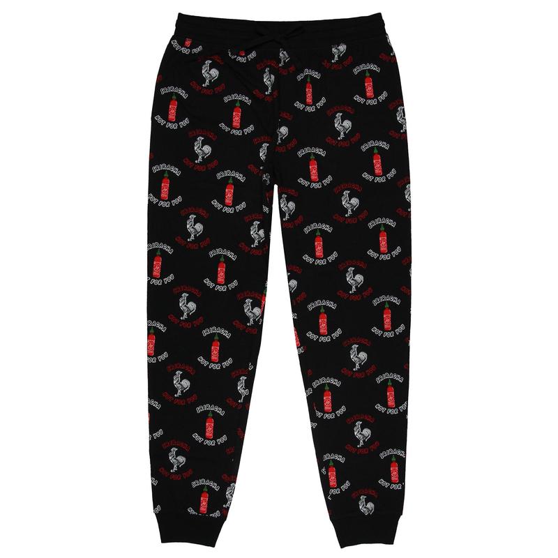 Sriracha Hot Sauce Men's Hot For You Adult Lounge Sleep Pajama Pants Joggers