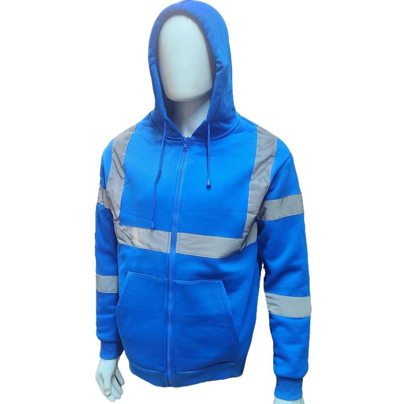 High Visibility Safety Sweaters in various colors   Class 3 Safety Sweater with Hoodie and zipper closure