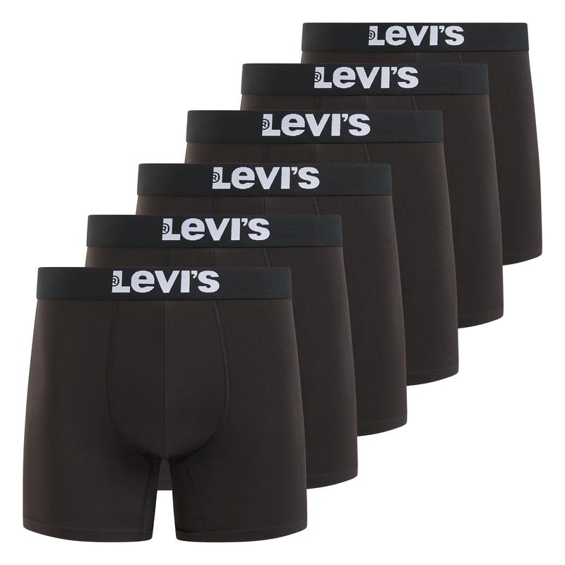 Levi's Mens Underwear 6 Pack Mens Boxer Briefs for Men Soft Stretch Microfiber