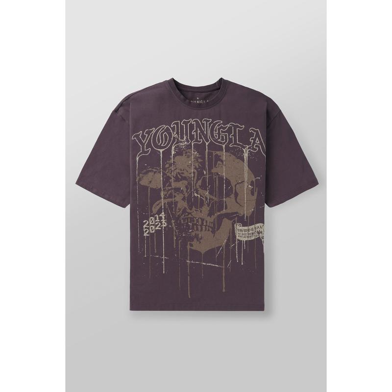 4116 - Floral Skull Tees